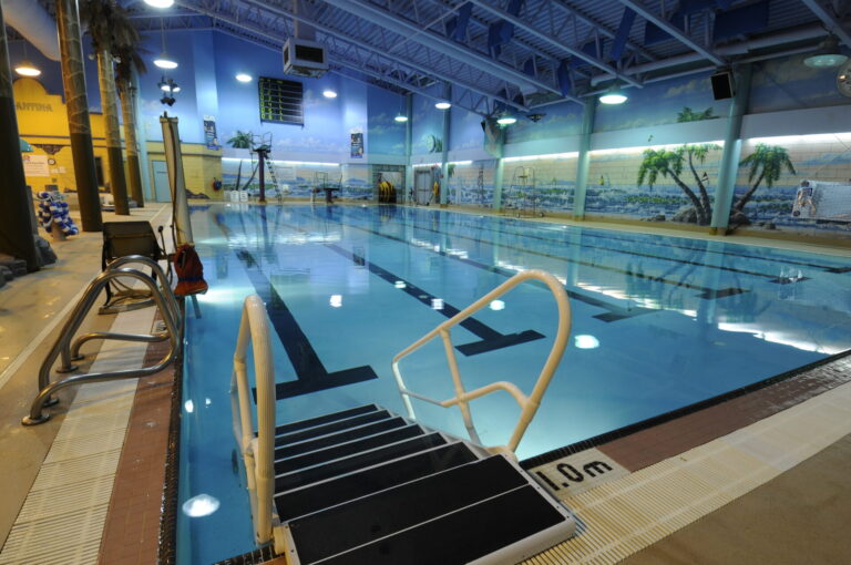 The interior of North Peace Leisure Pool